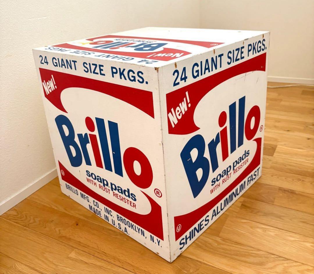 1990年代 アンディウォーホル Brillo Box ブリロボックス木製