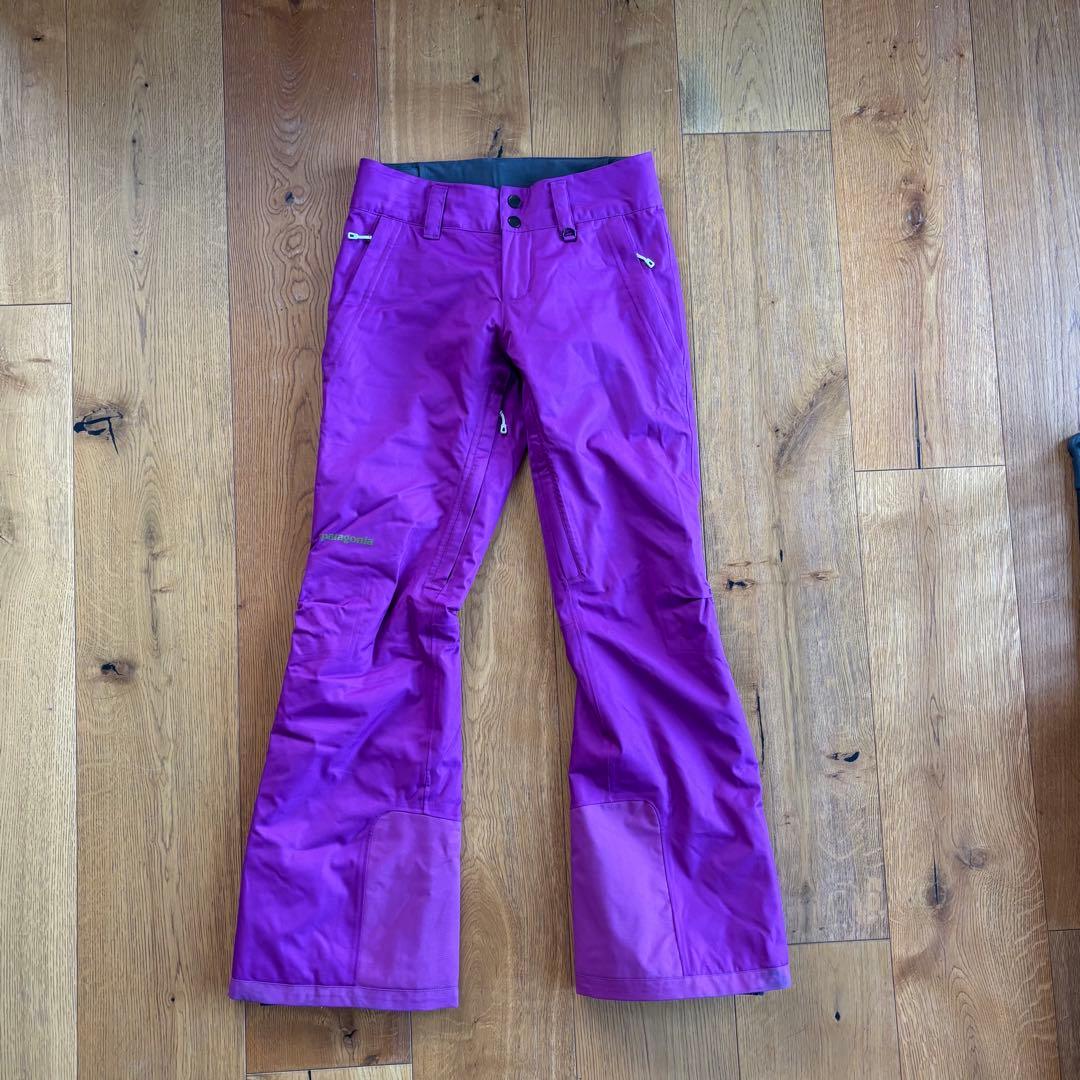 【Patagonia】Wns XS スノーボードパンツ パープル