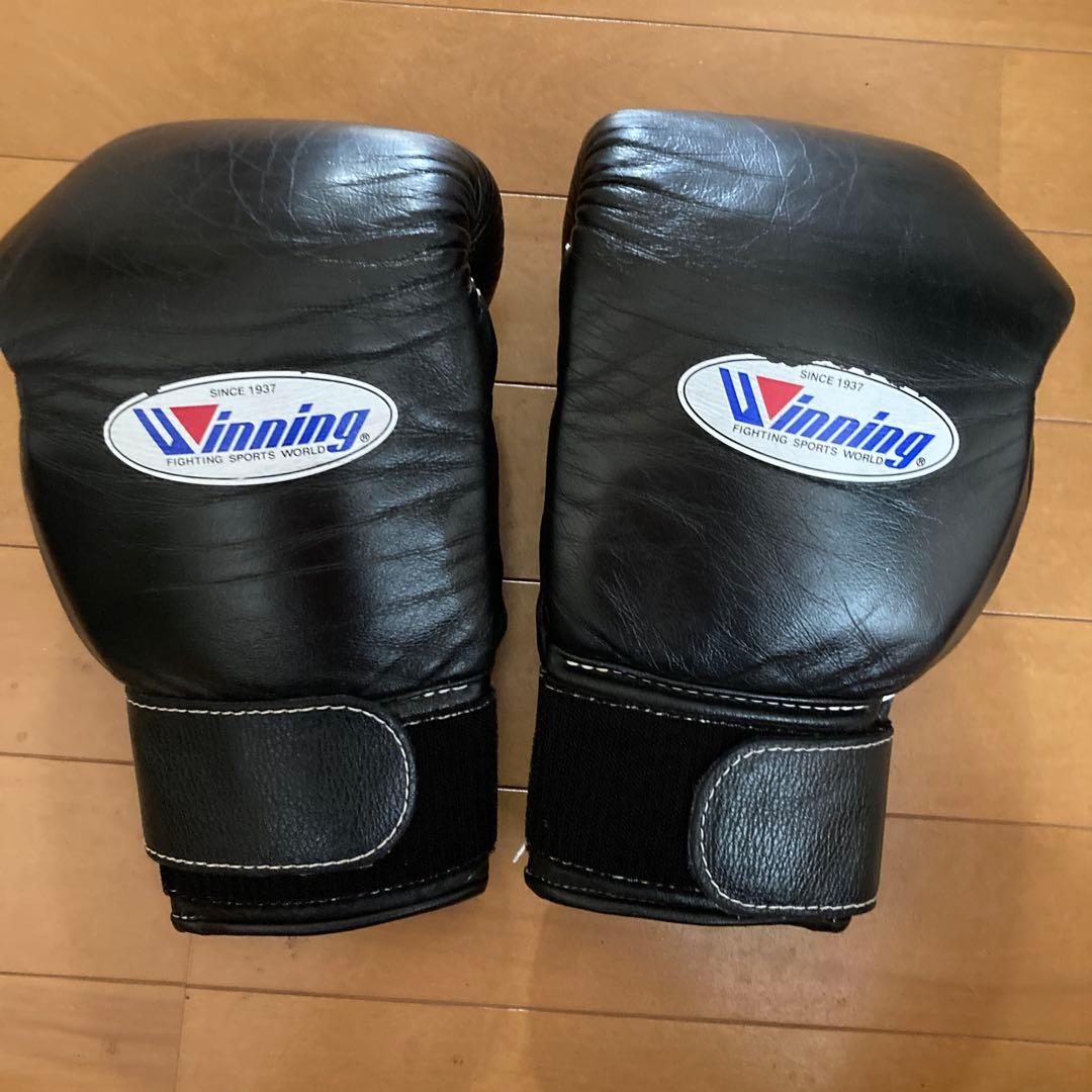 ま*ら様 Winning ボクシンググローブ 10 oz ブラック