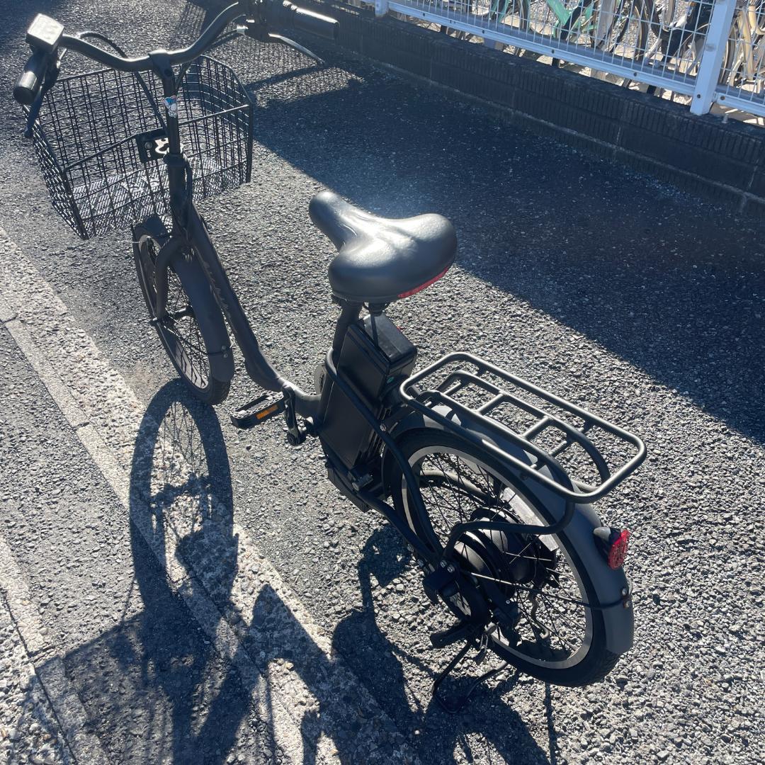電動アシスト自転車 6段変速 20インチ 街乗り シティタイプ 手渡し 引取