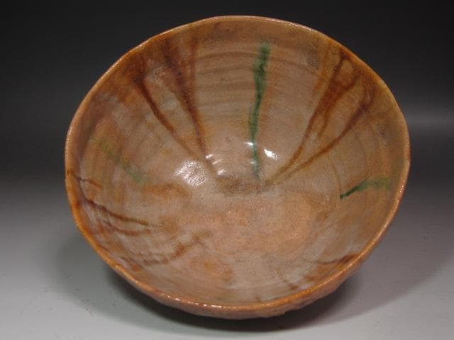 【セール】☆7代大樋長左衛門　菓子器　9代極め　鵬雲斎の花押☆y403