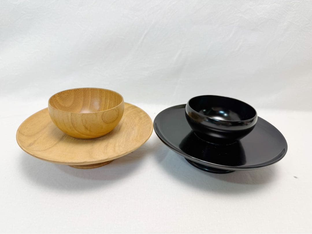 茶道具 木製黒真塗 天目台 茶道具 欅 貴人台 2点 セット 茶事 茶の湯