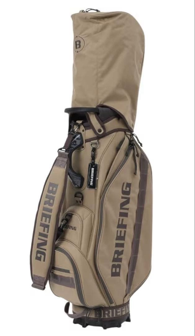 未使用 BRIEFING CR-5 #04 キャディバッグ タン　新品