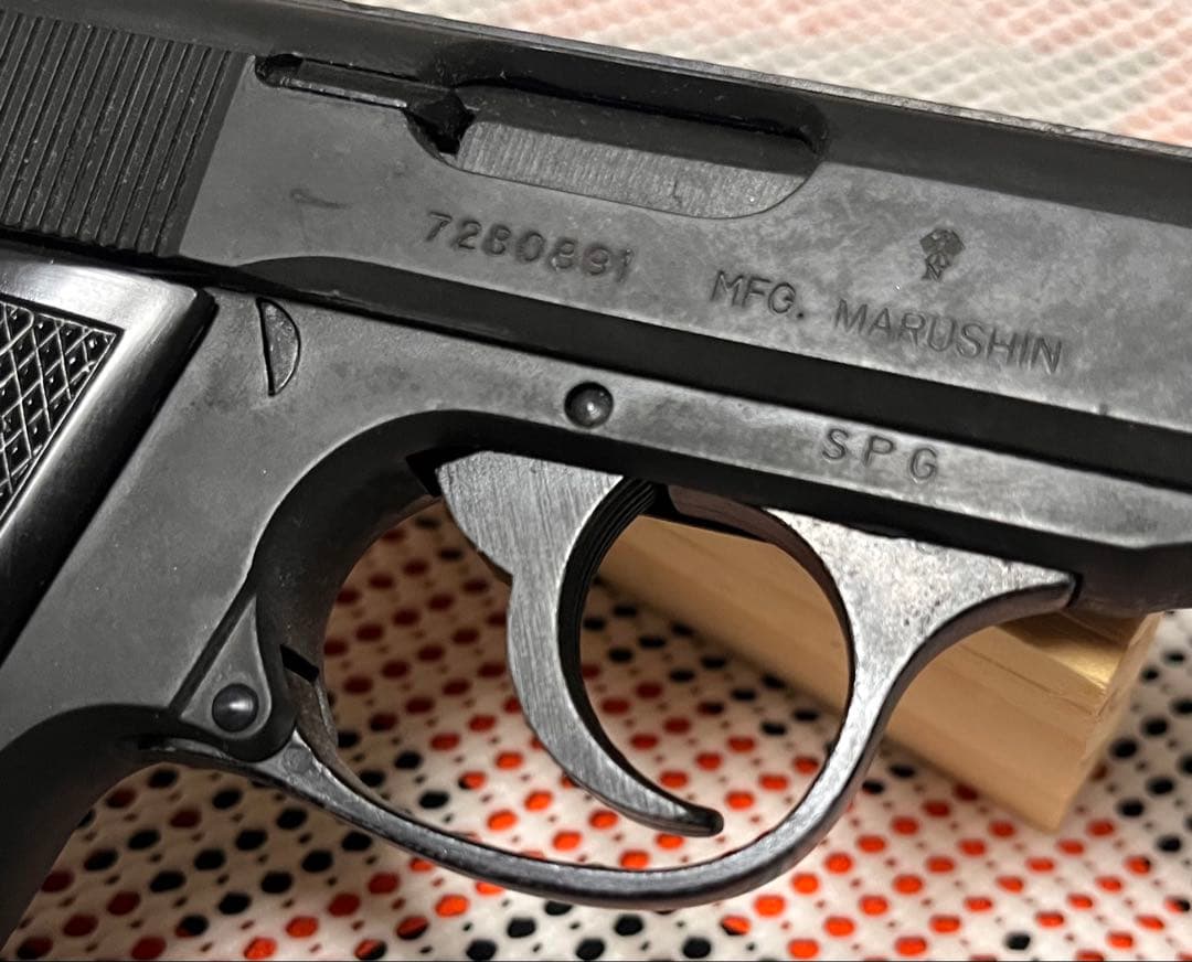 マルシン　ワルサーPPK/S HW ブラック　発火式モデルガン　キット完成品