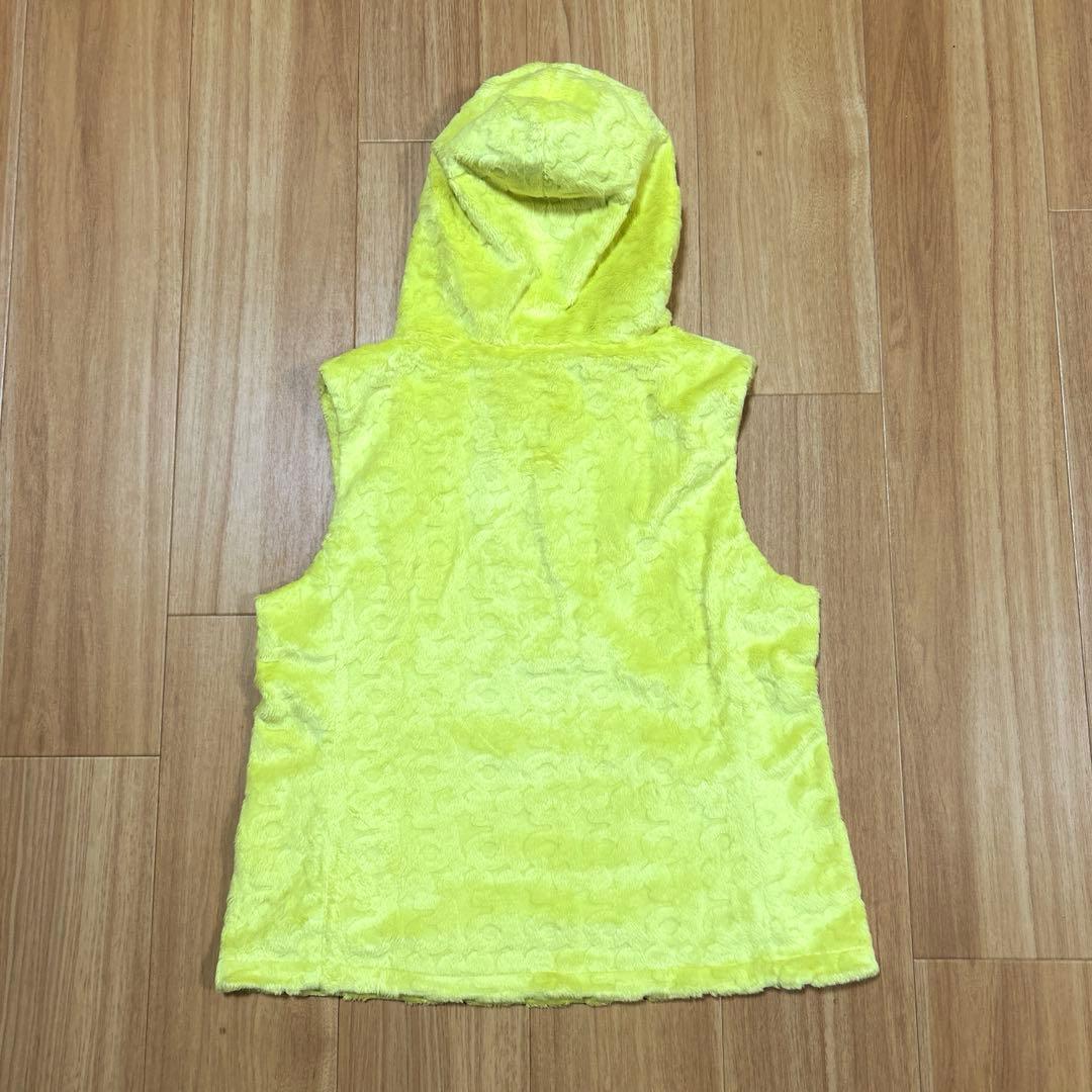 美品　アルチビオ archivio ボア　ベスト　ふわふわ A114028 黄色