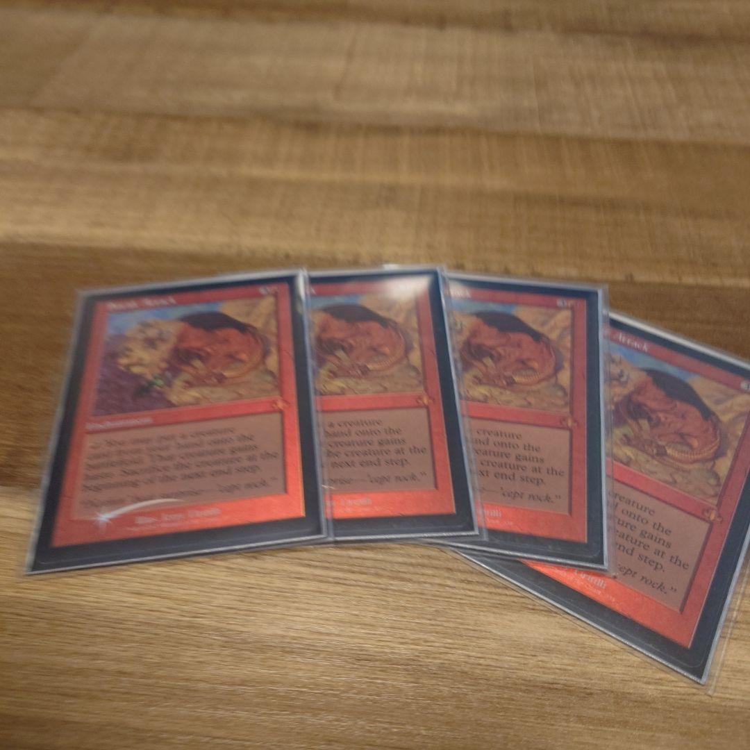 MTG　騙し討ち　foil　４枚