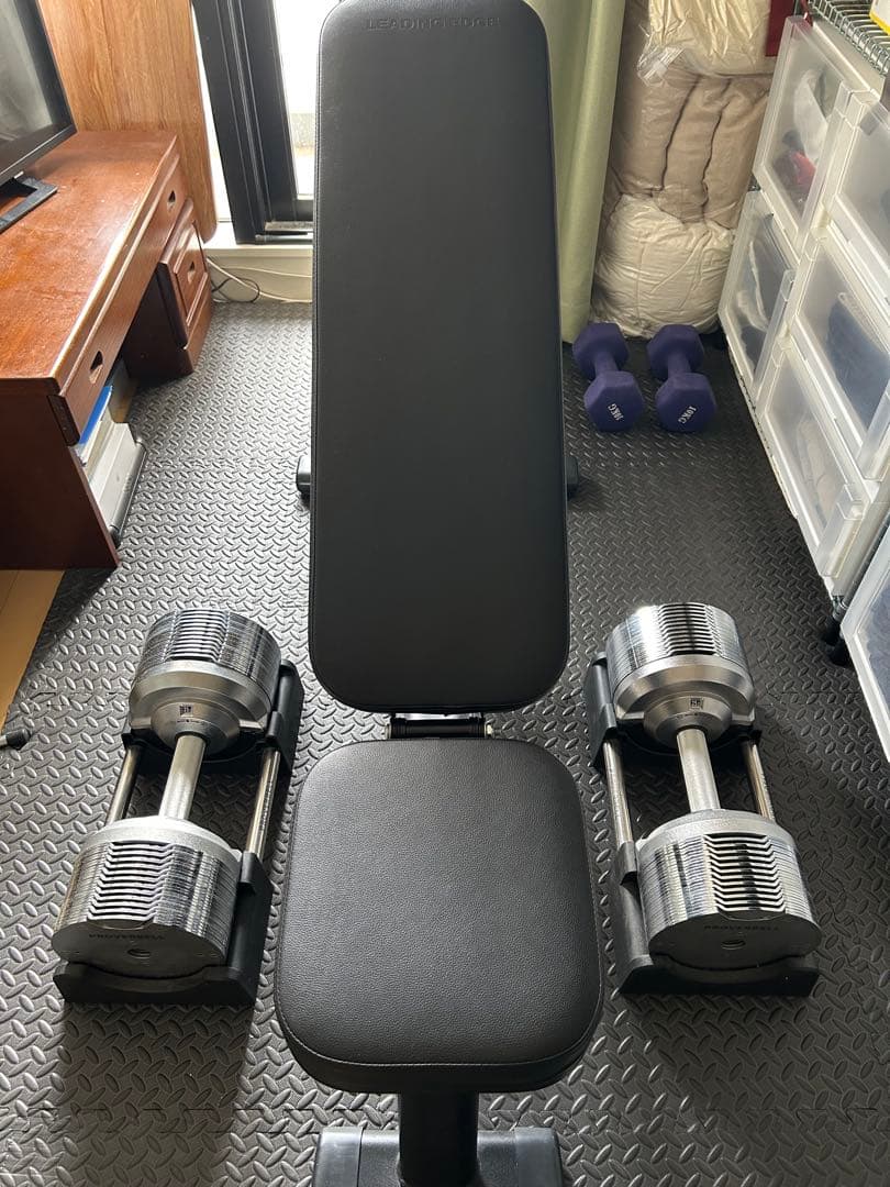 かずきさま専用　PROVERBELL 可変式ダンベル 2個　ベンチセット