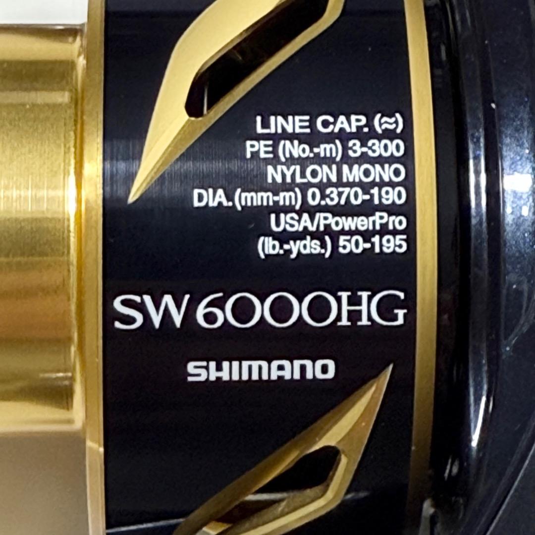 超美品 SIMANO 20 STELLA ステラ SW 6000HG 付属品付