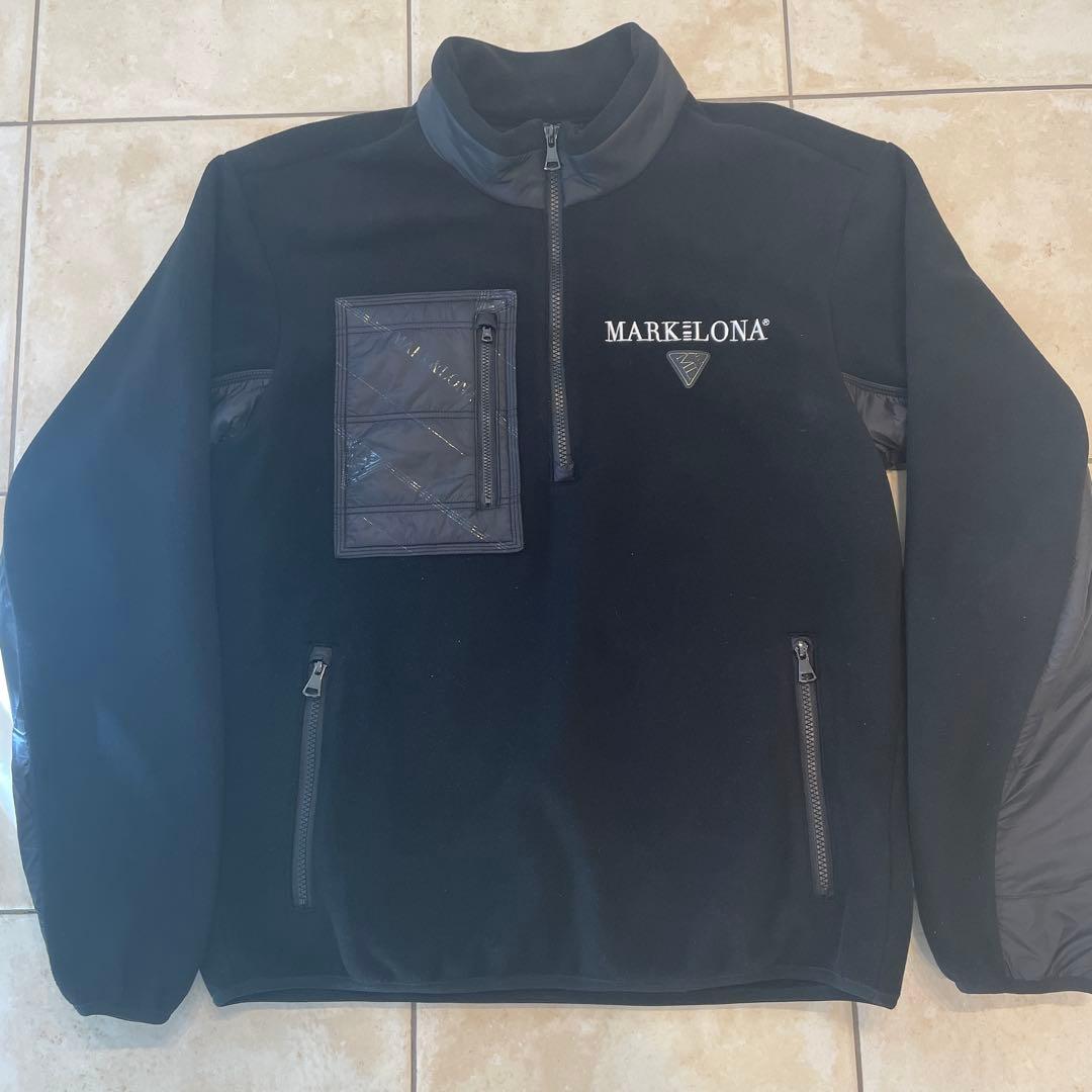超美品MARK&LONA ブラック フリースジャケット46サイズ