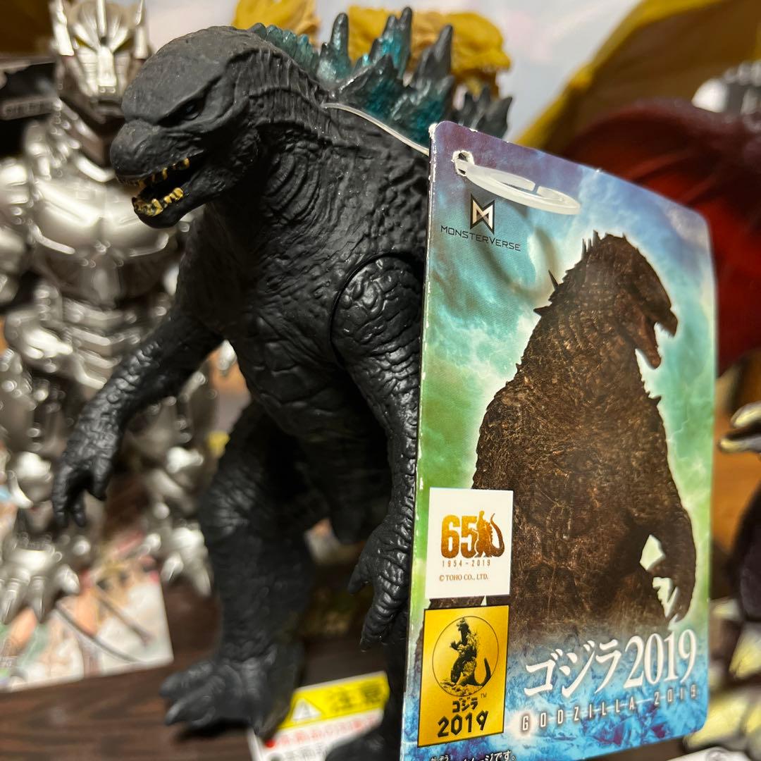 ゴジラ　キングギドラ　デストロイア　メカゴジラ　モスラ幼虫ソフトフィギュアセット