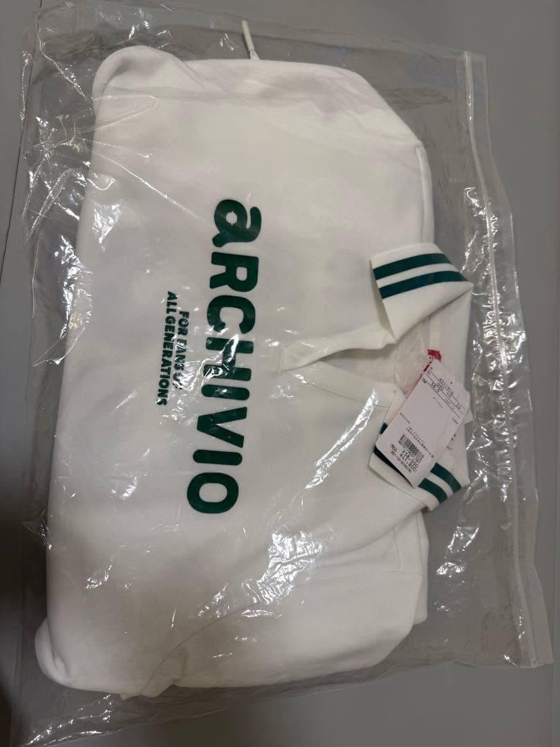 新品ARCHIVIO新作ポロワンピース ホワイト S