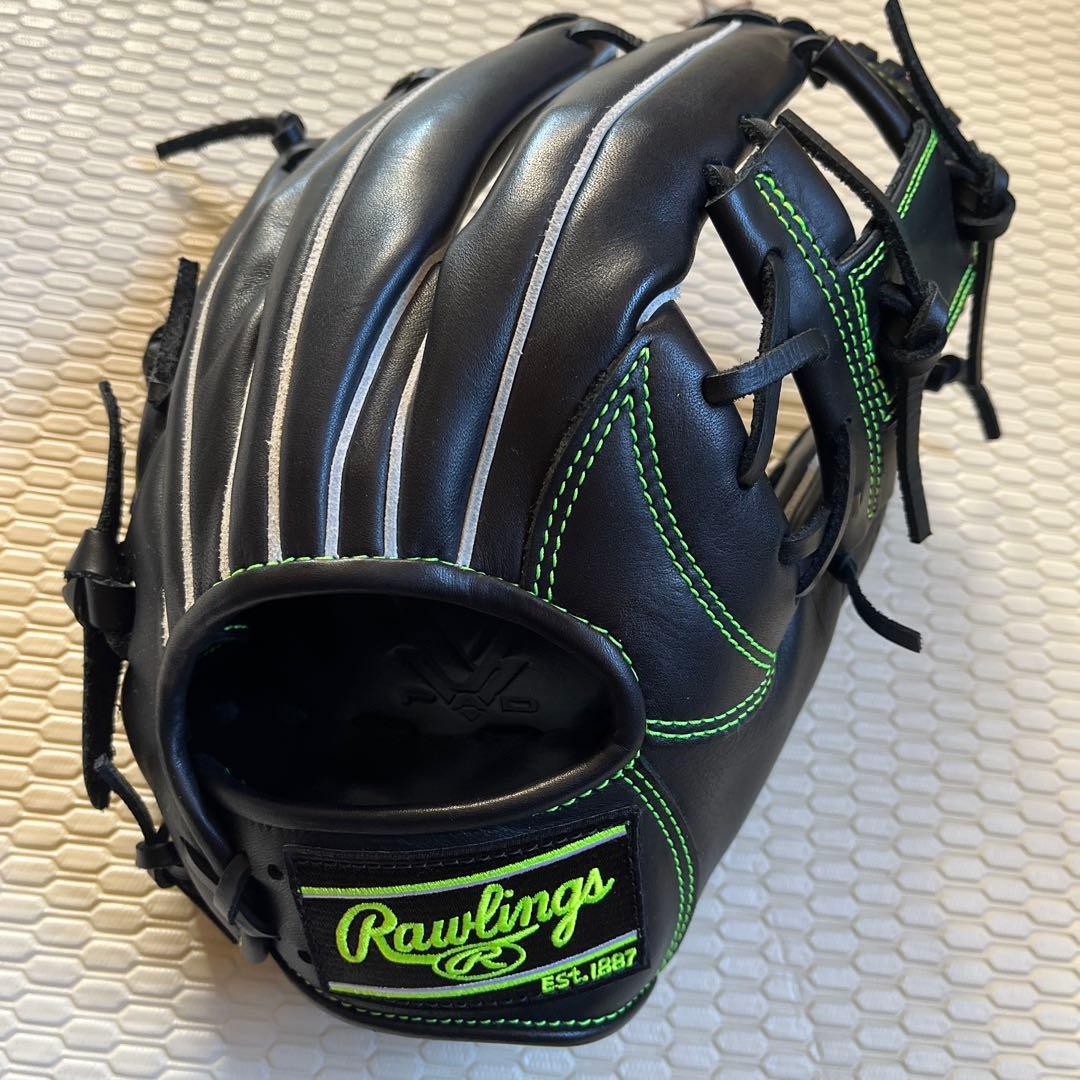 ローリングス　軟式　グローブ　オールラウンド用　ブラック
