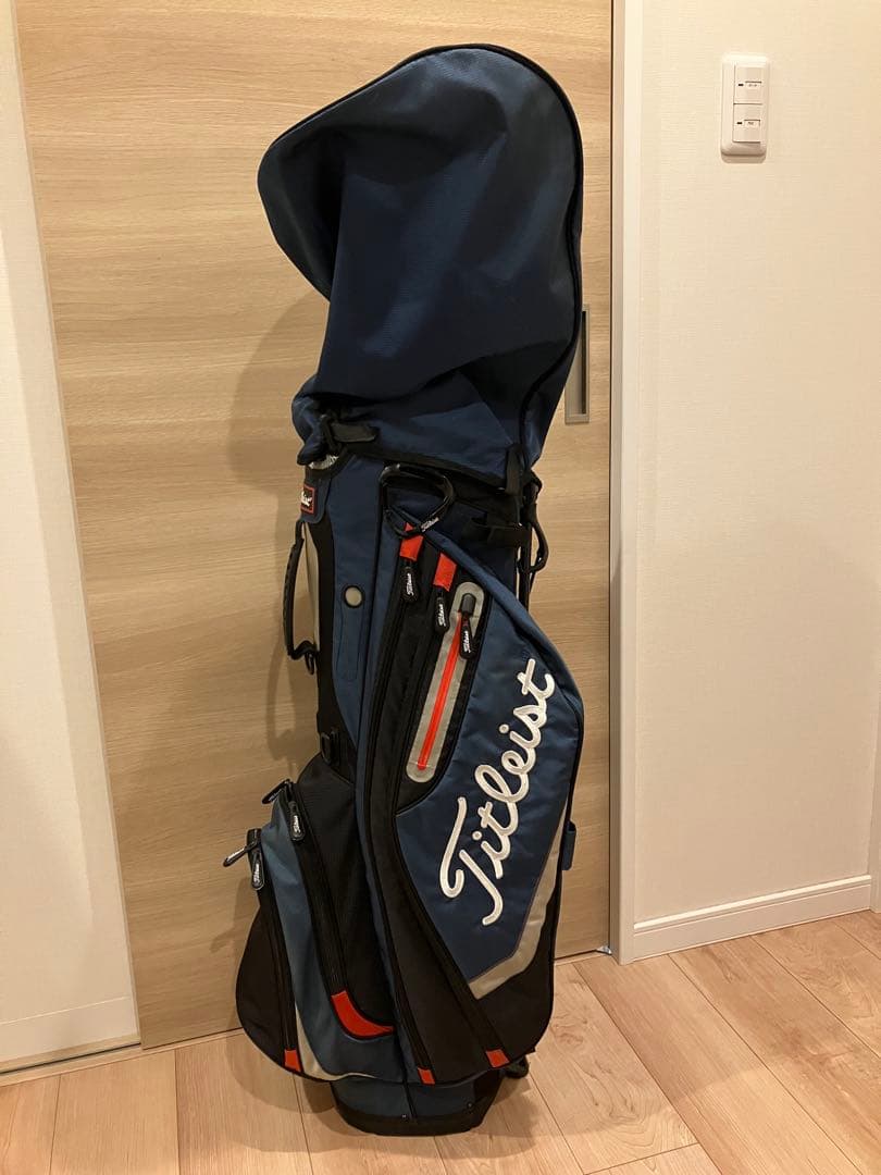 Titleist キャディバッグ スタンド付き 青
