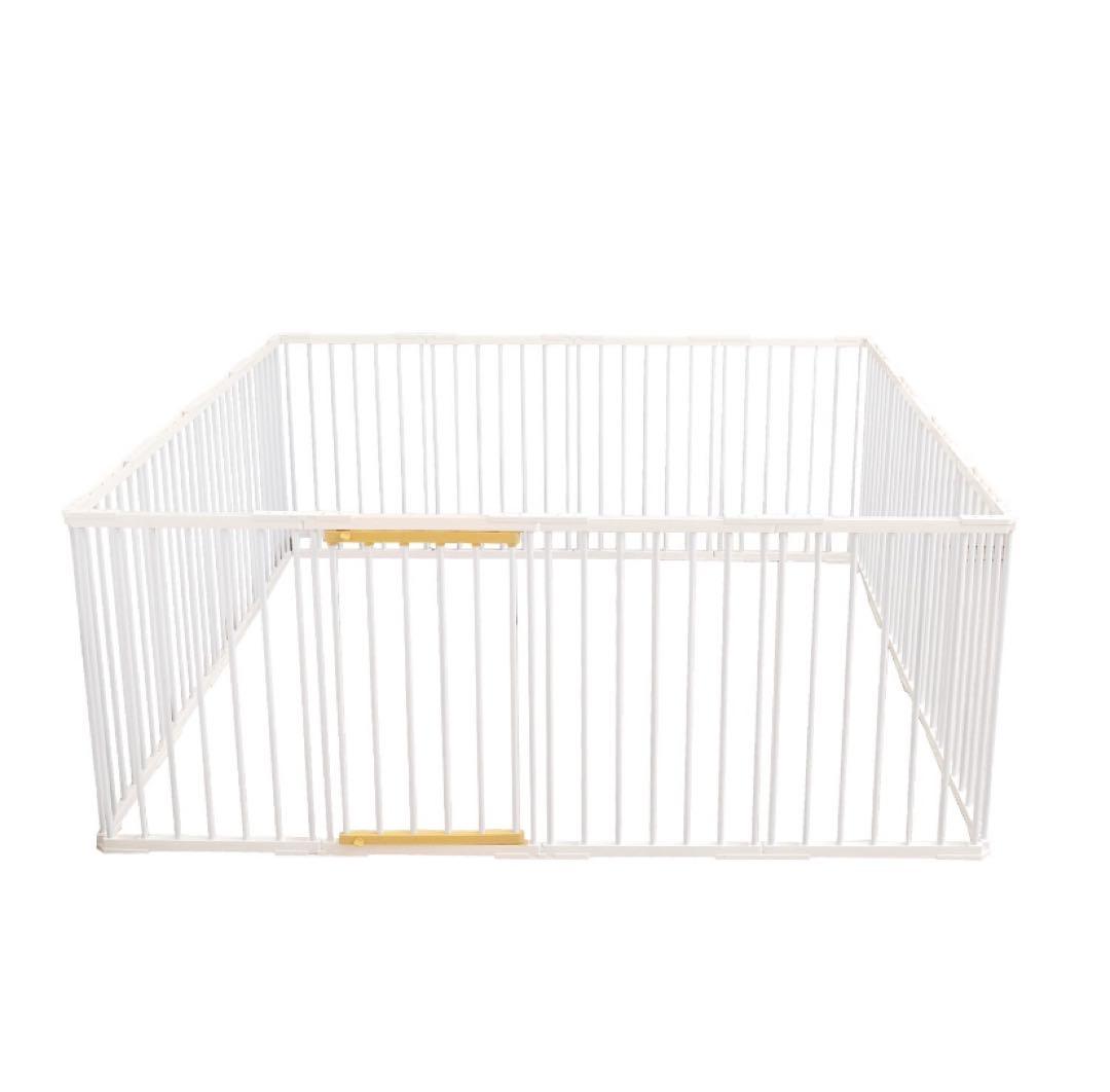 【新品/未使用】PETTOM ペットサークル 16枚　白　高さ70cm