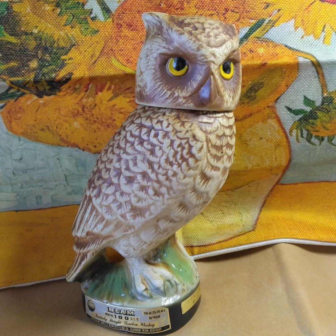 ☆BEAM　フクロウ型ウイスキー特級 （陶器製)