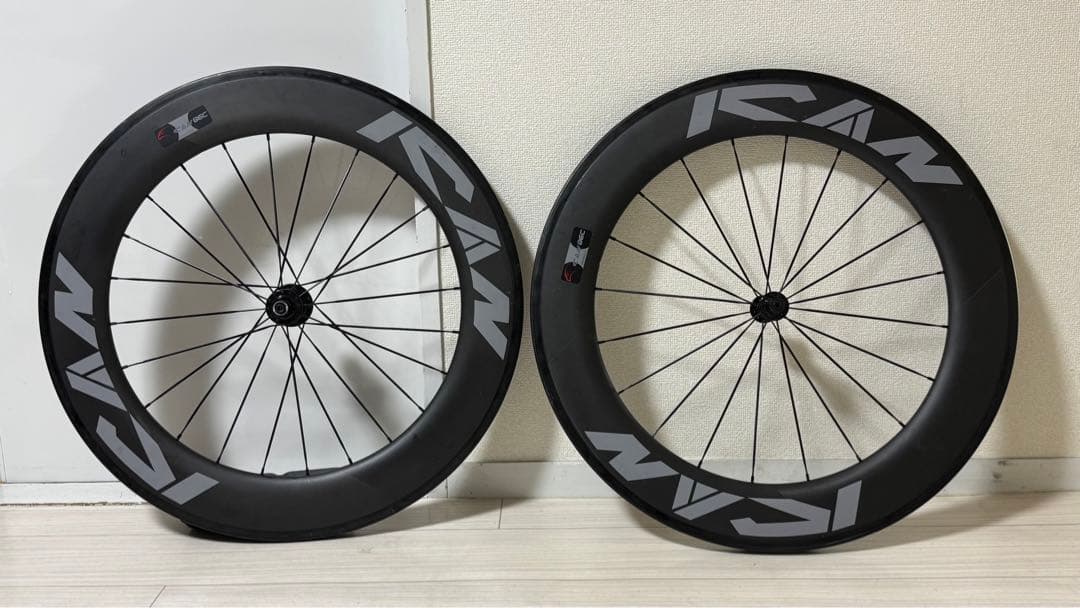 ICANカーボンホイール 86mmハイト 手渡しOK