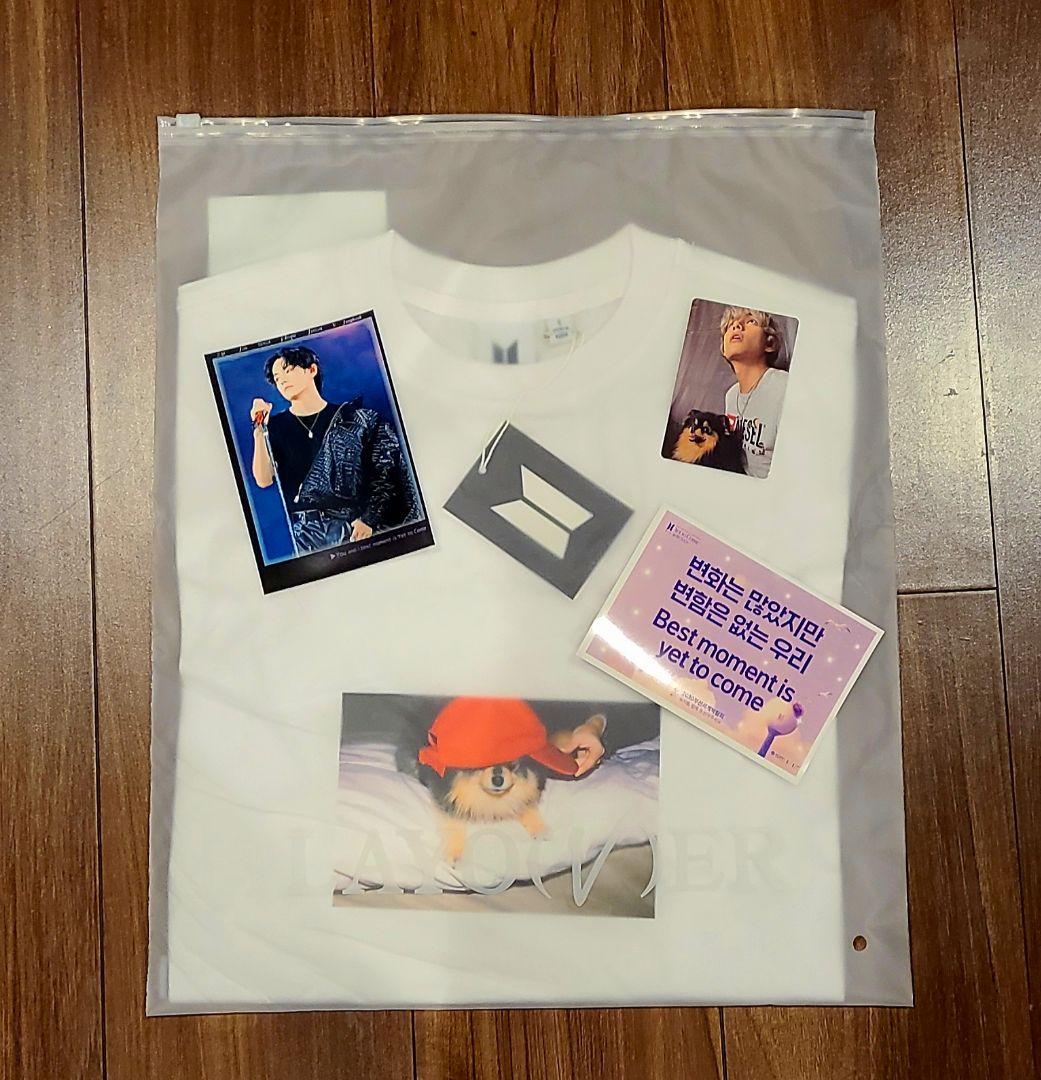 新品未使用 BTS V Layover テテ ヨンタン Tシャツ トレカ　おまけ