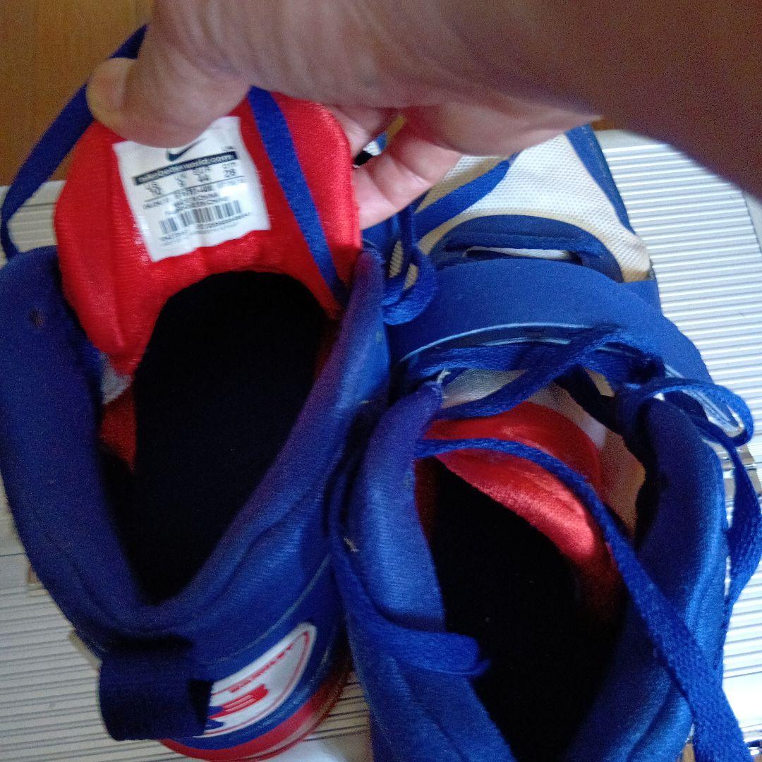 Nike CB ハイカットシューズ 青赤