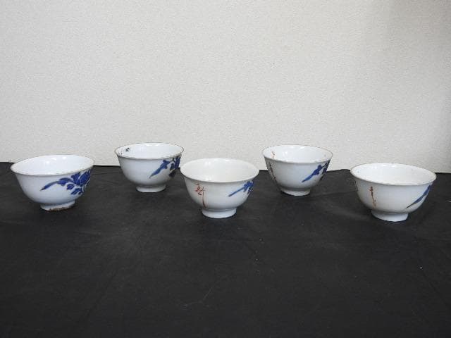 清朝焼？湯呑　MA610