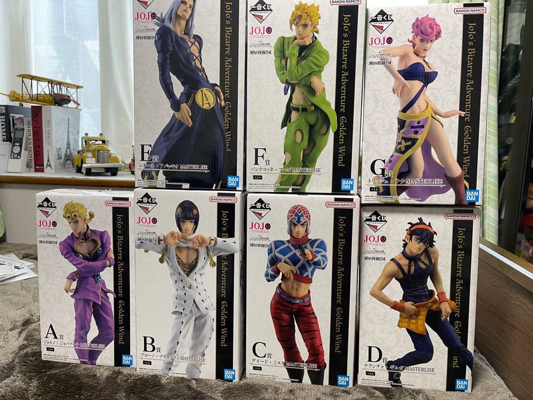 一番くじ　ジョジョの奇妙な冒険　5部 黄金の風 GOLDEN WIND