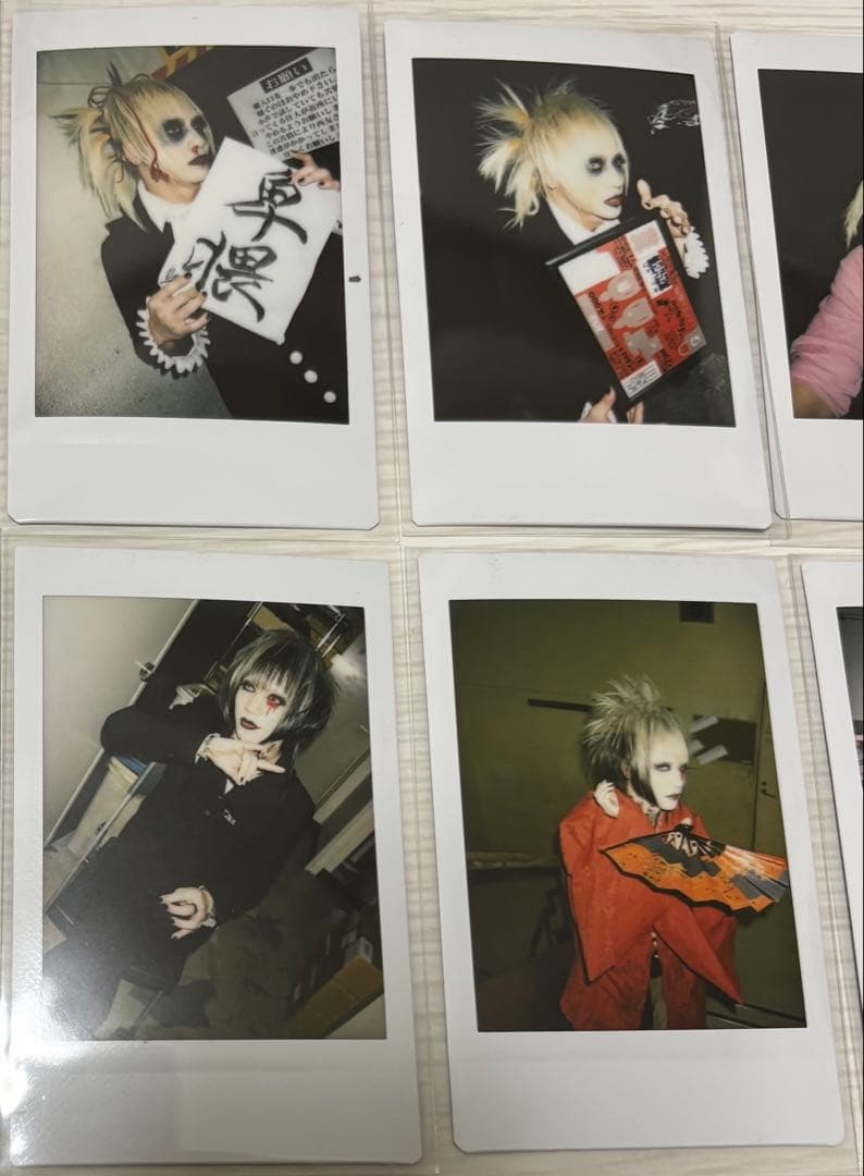 ⑧黒百合と影 烏名鳴 メメント・モリ 哀 チェキ 10枚セット