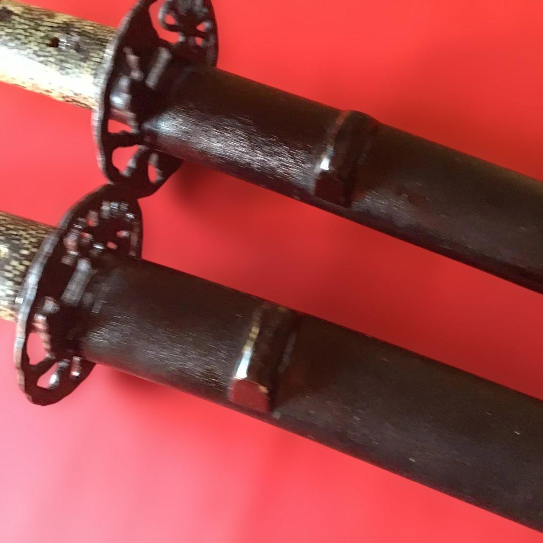 江戸時代　大小　揃い拵　繋ぎは木製　刃はありません。