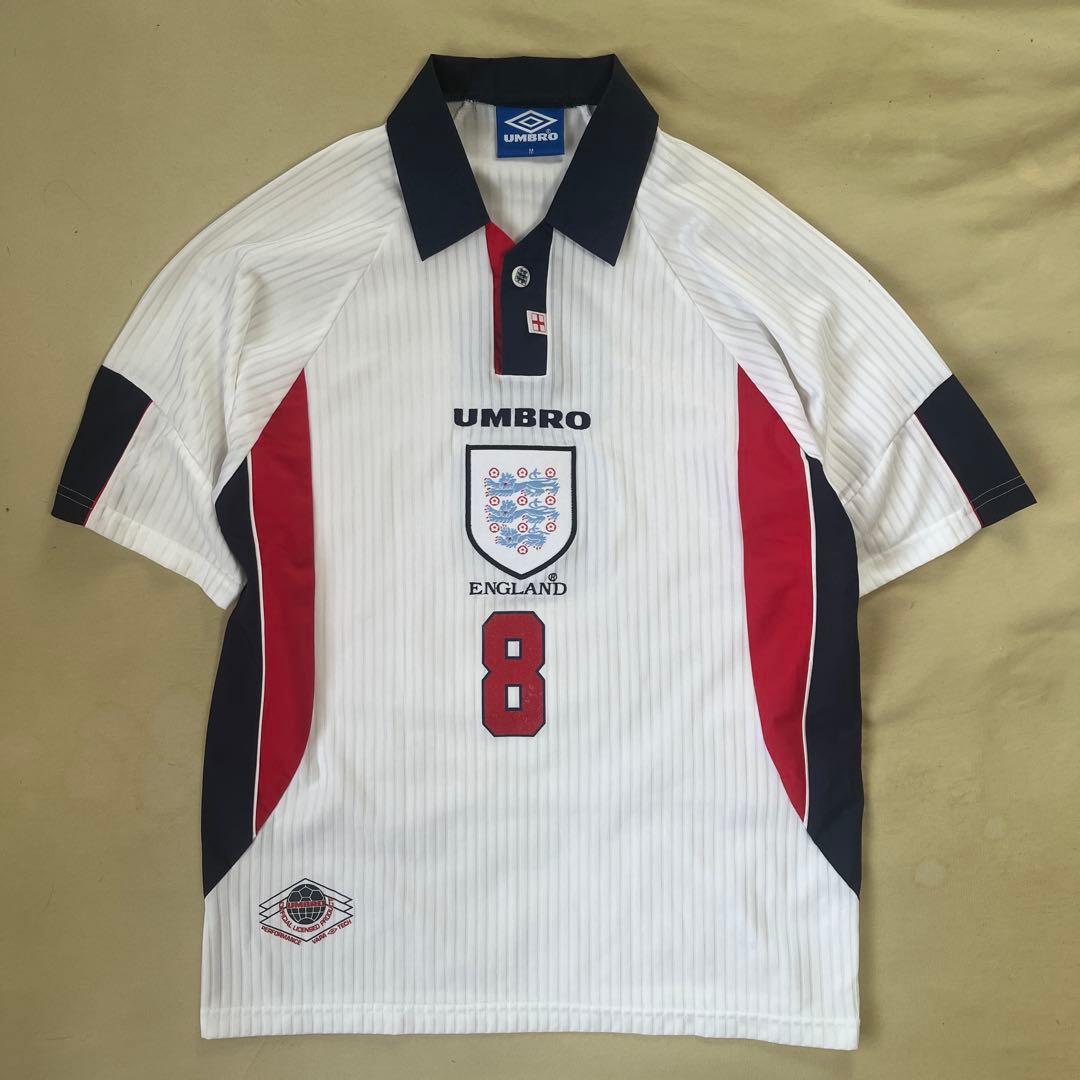 1997-99 イングランド代表 ホームユニフォーム #8 正規品