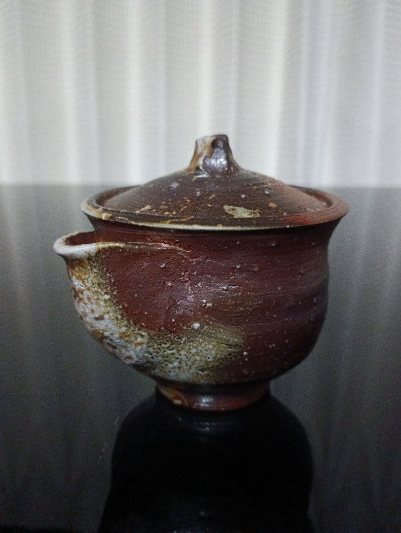 【備前焼 人間国宝 藤原 啓】藤原 啓／宝瓶