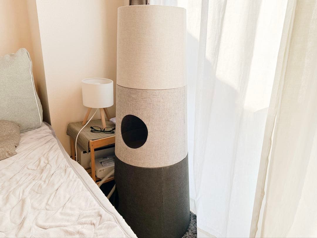 キャットインテリアタワー NECOTA グレー（カインズ）