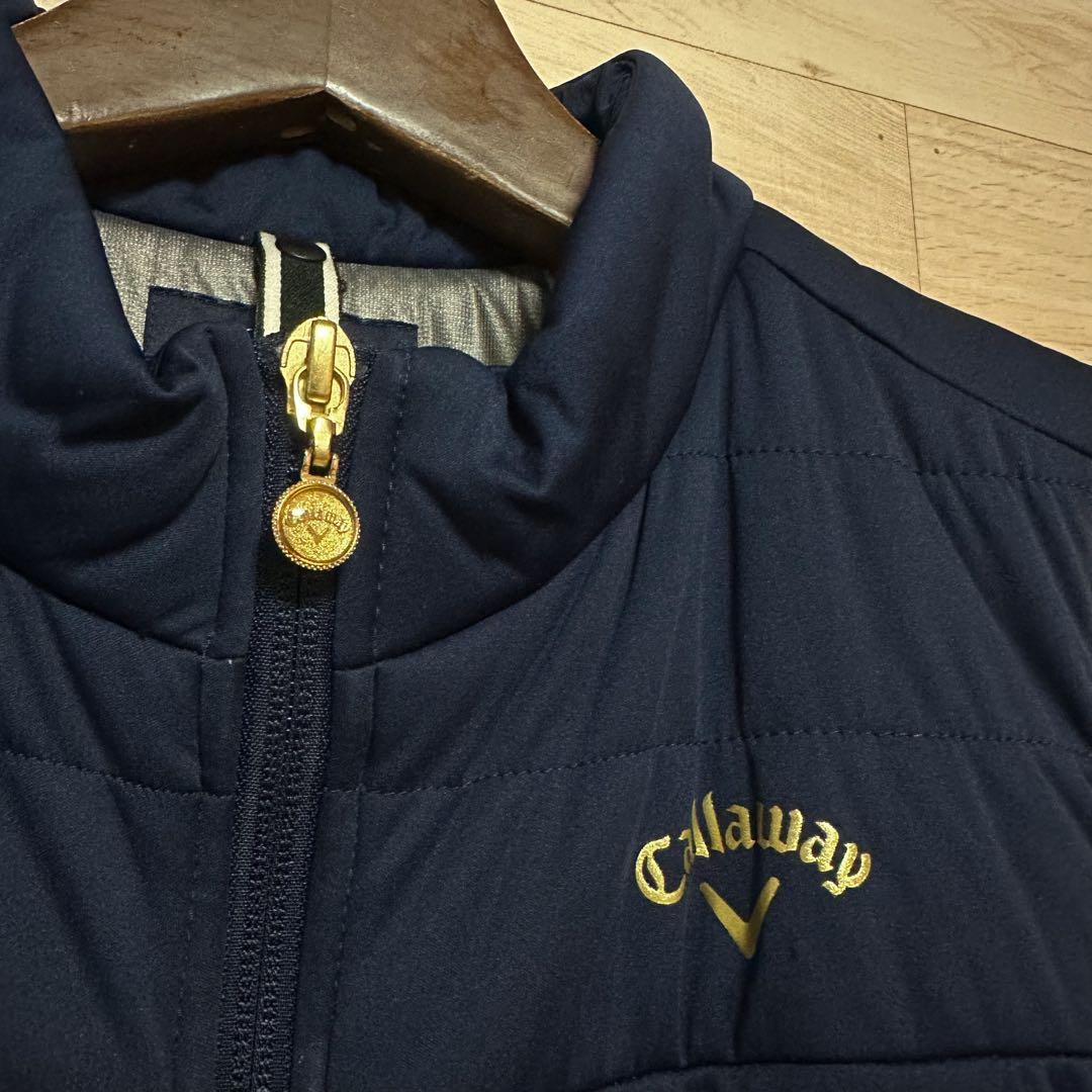✨CALLAWAY キャロウェイ 中綿ジップ ベストワンピース M✨