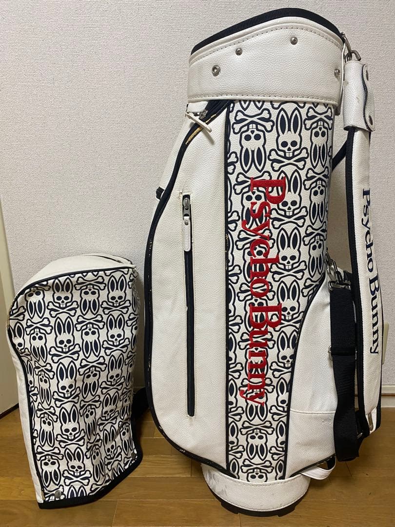 ※まるまる※Psycho Bunny キャディバッグ　総柄