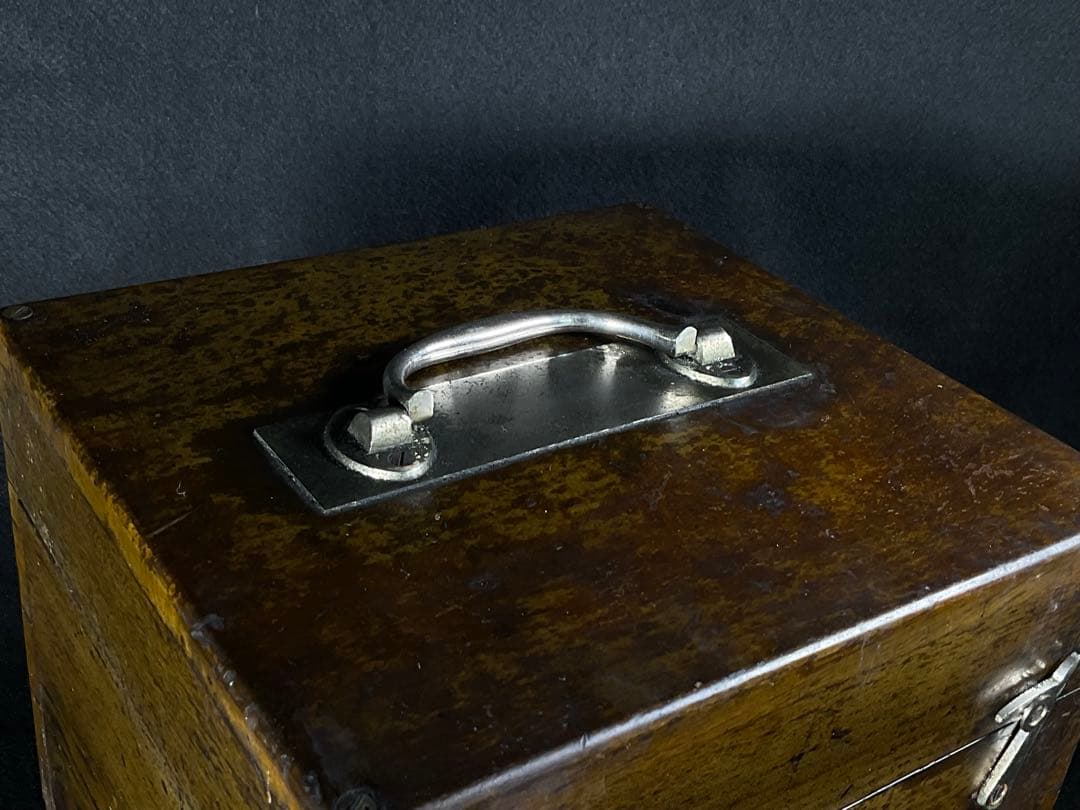 医者　道具箱　木箱　往診鞄　古道具