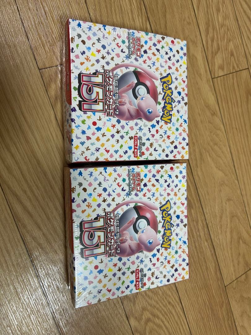 ポケモンカード151 2BOXです。