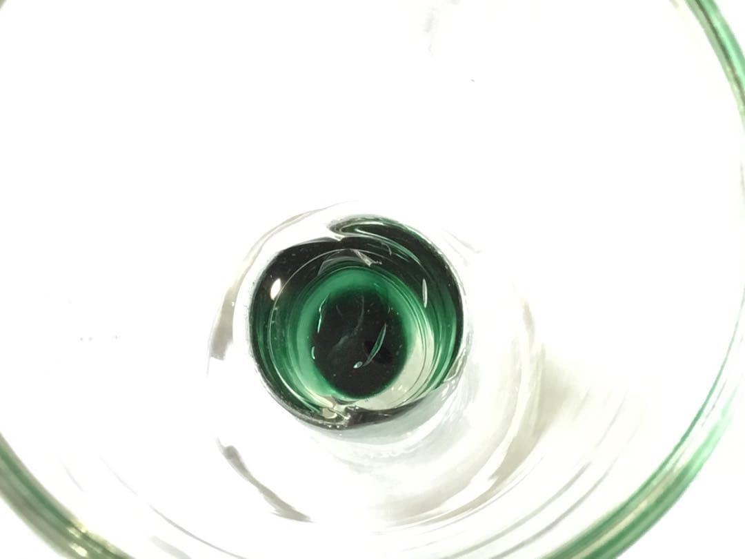 舩木倭帆（ふなきしずほ）作　ツイストガラスワイングラス