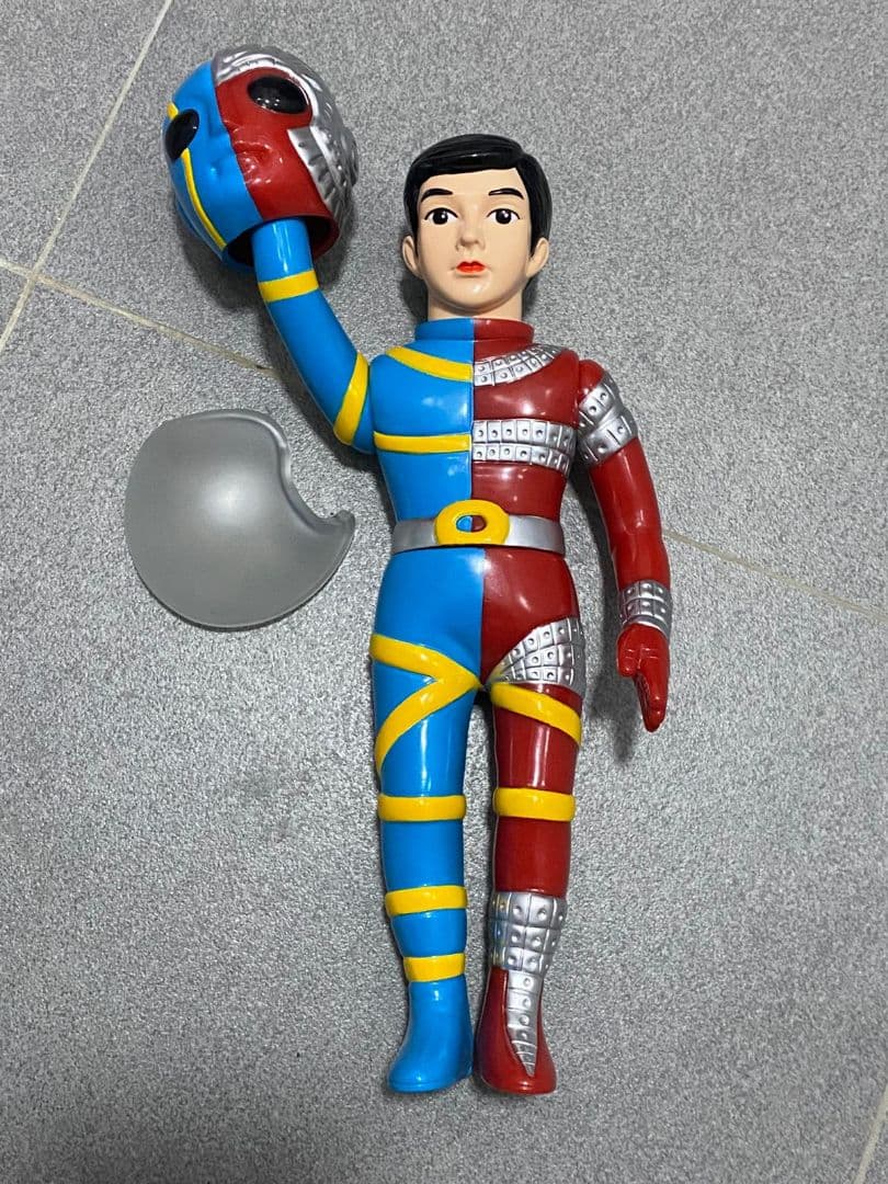 人造人間キカイダー ソフビ 黒色の目 25cm