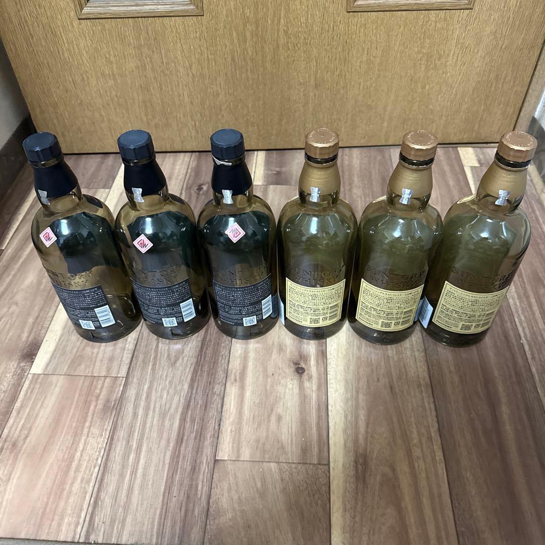 山崎18年 空瓶3本 山崎12年 空瓶3本