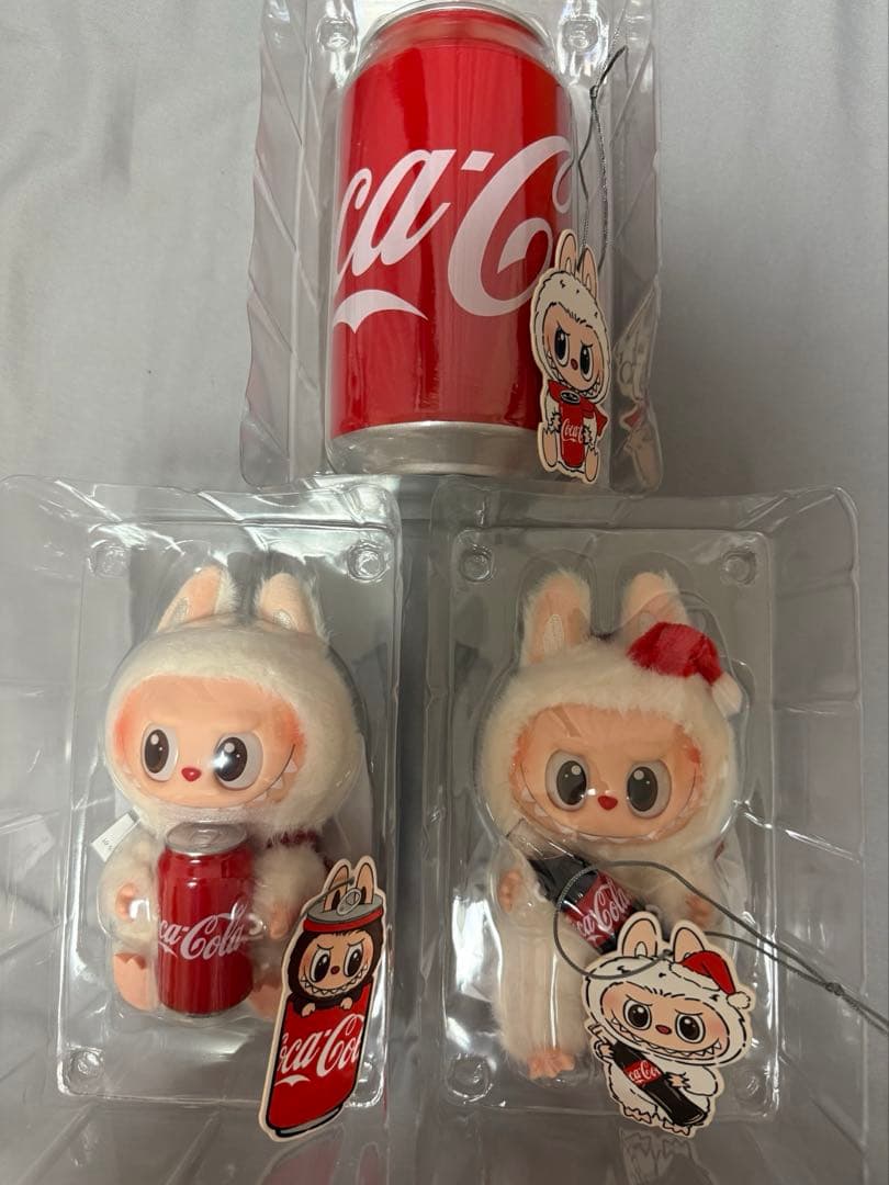 LABUBU コカ・コーラ　 コーララブブ シークレット 瓶、缶、3点セット