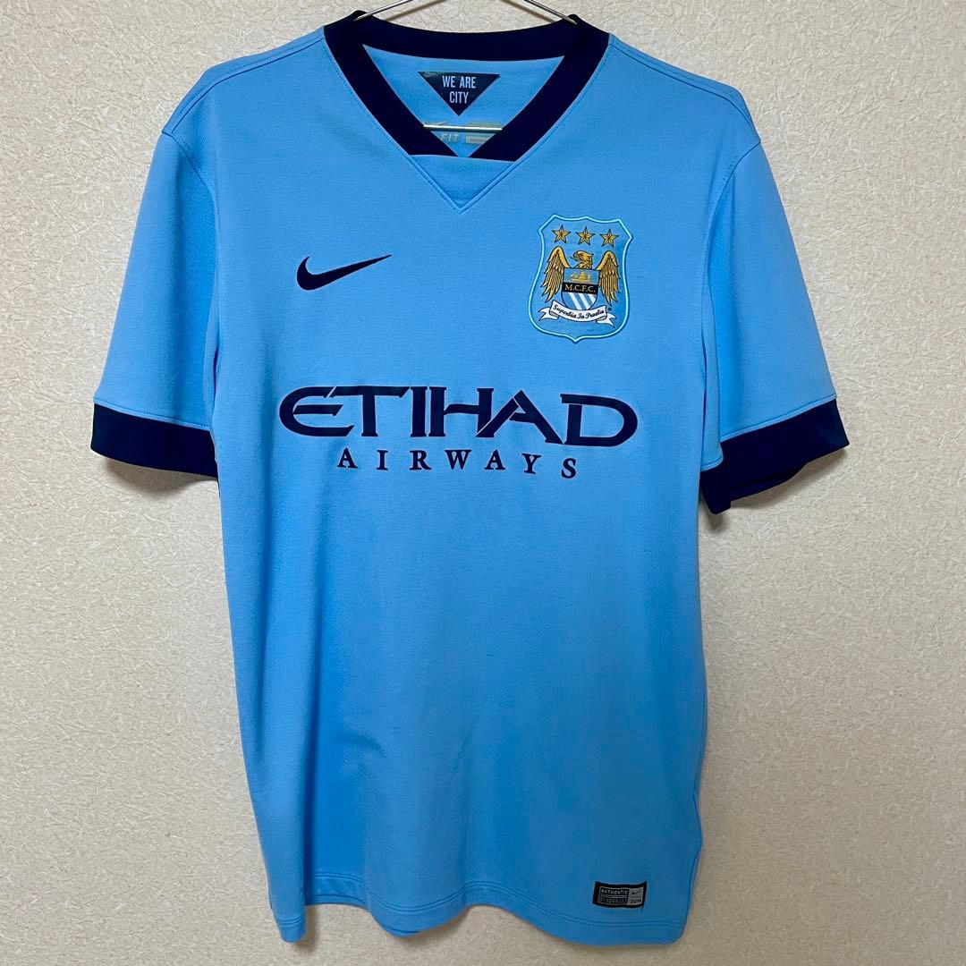 【正規品】14-15 マンチェスター・シティ ホーム NIKE 日本M正規品