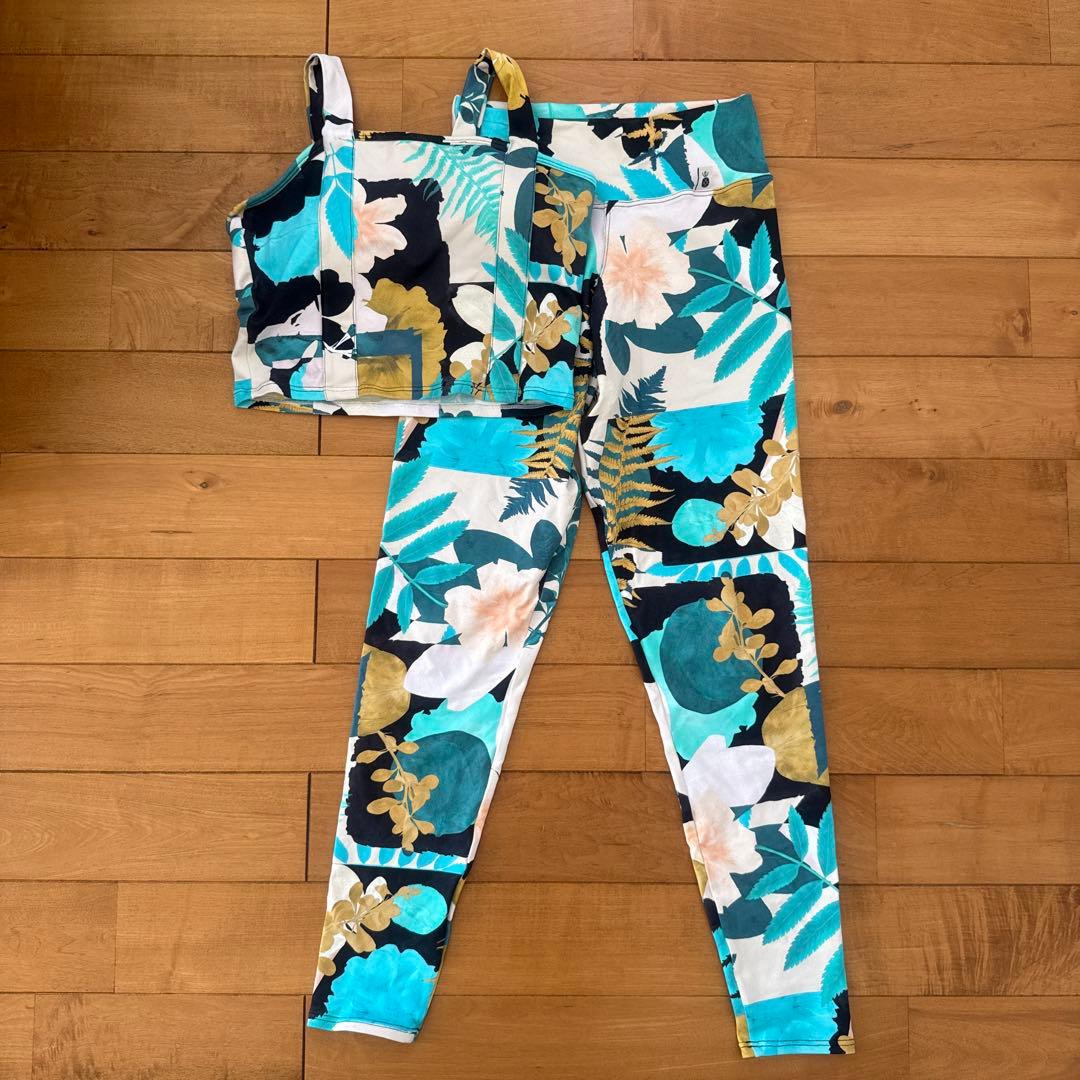 リンダワークス　 ヨガウェア 上S&下M