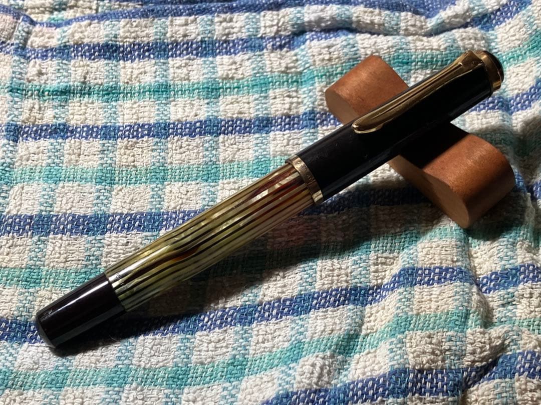 ペリカン　茶縞　OBB 万年筆