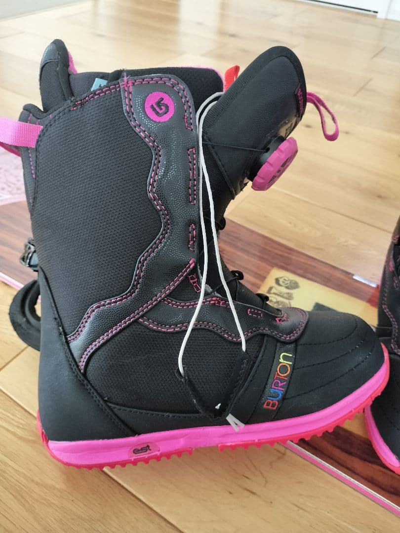 Burton スノーボードブーツ ブラック/ピンク