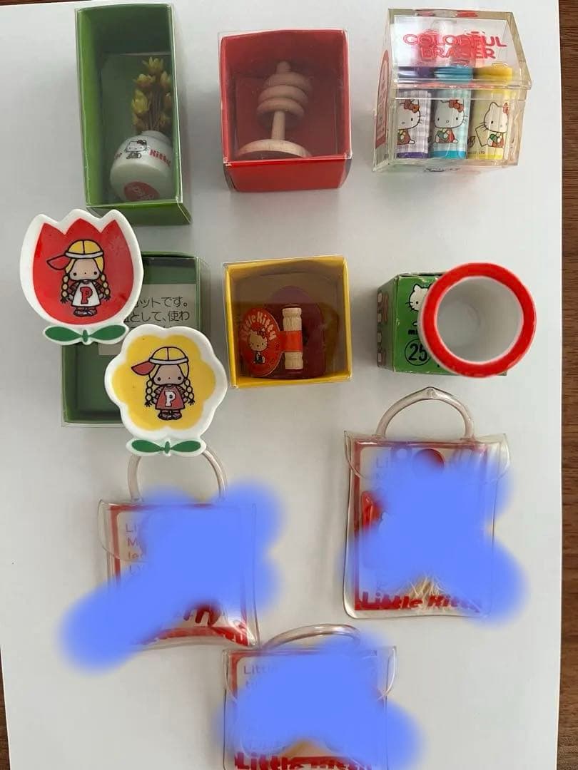 1976年　ハローキティ　リトルキティ ミニチュア　レトロ　当時物　バラ売可