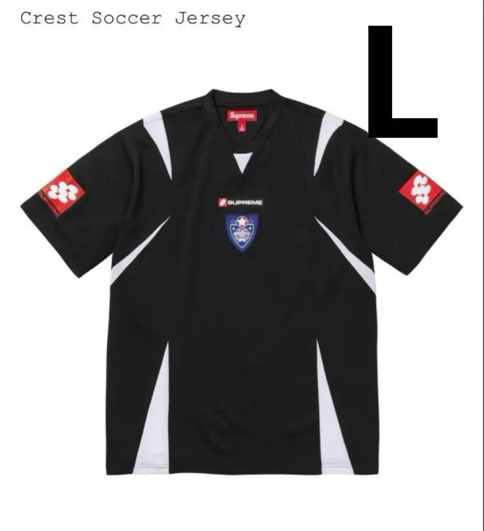 ウェア Supreme Crest Soccer Jersey Black L