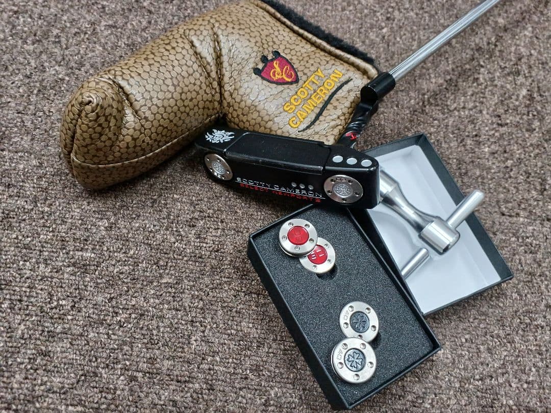 タイトリスト　スコッティキャメロン　モンスタースカル　ツイストネック　パター