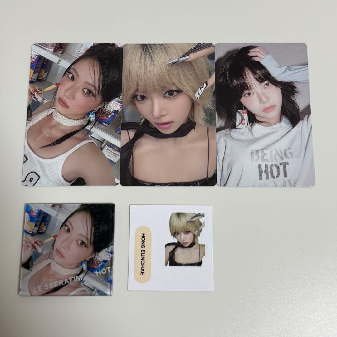 LE SSERAFIM ルセラ HOT weverse 特典 トレカ ウンチェ