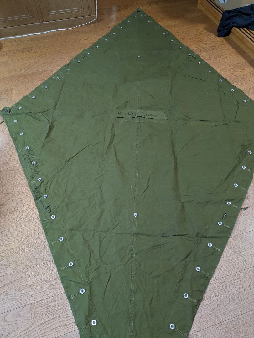 ノルウェー軍幕　2枚組　used