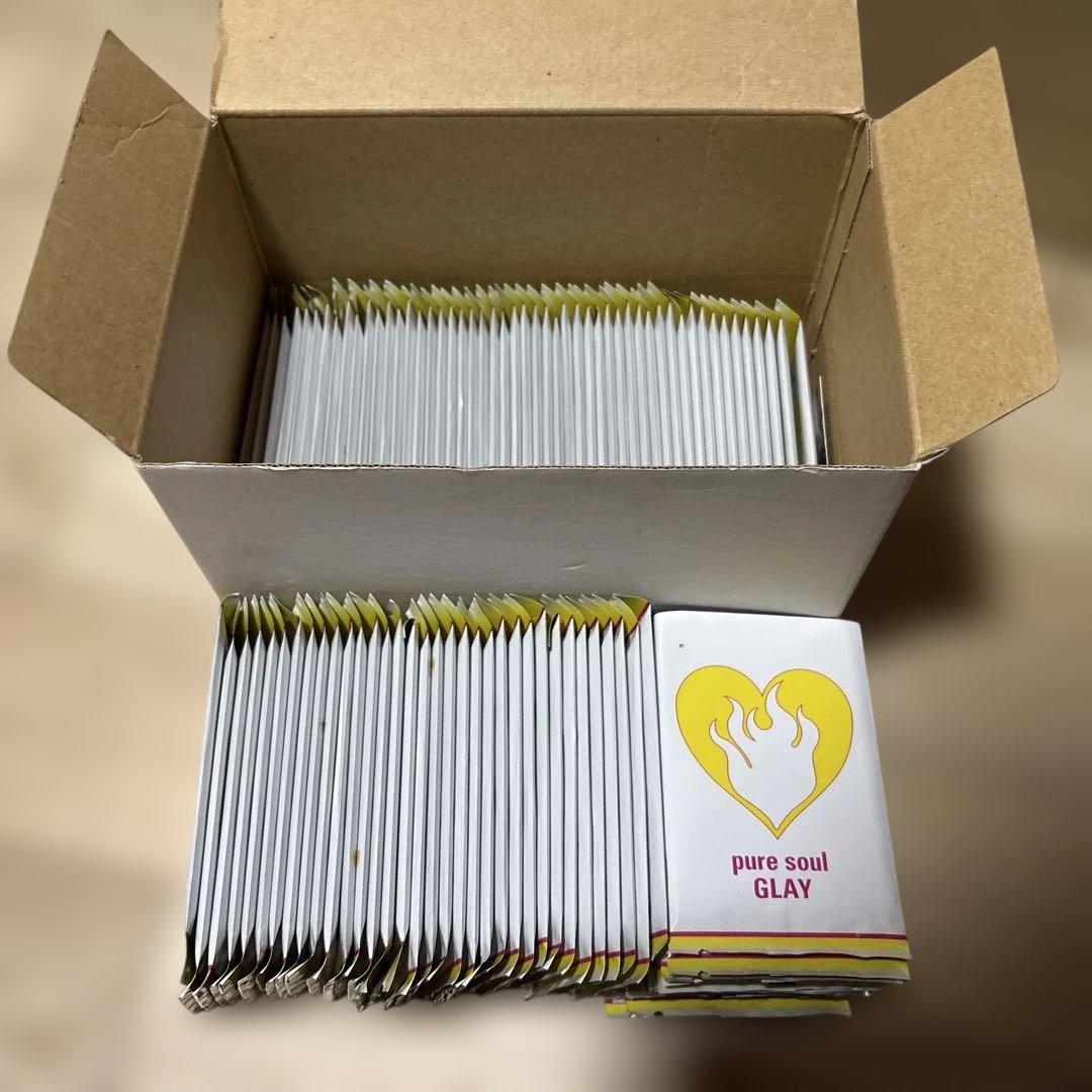 pure soul GLAY トレーディングカード 100パック 未開封 開封済