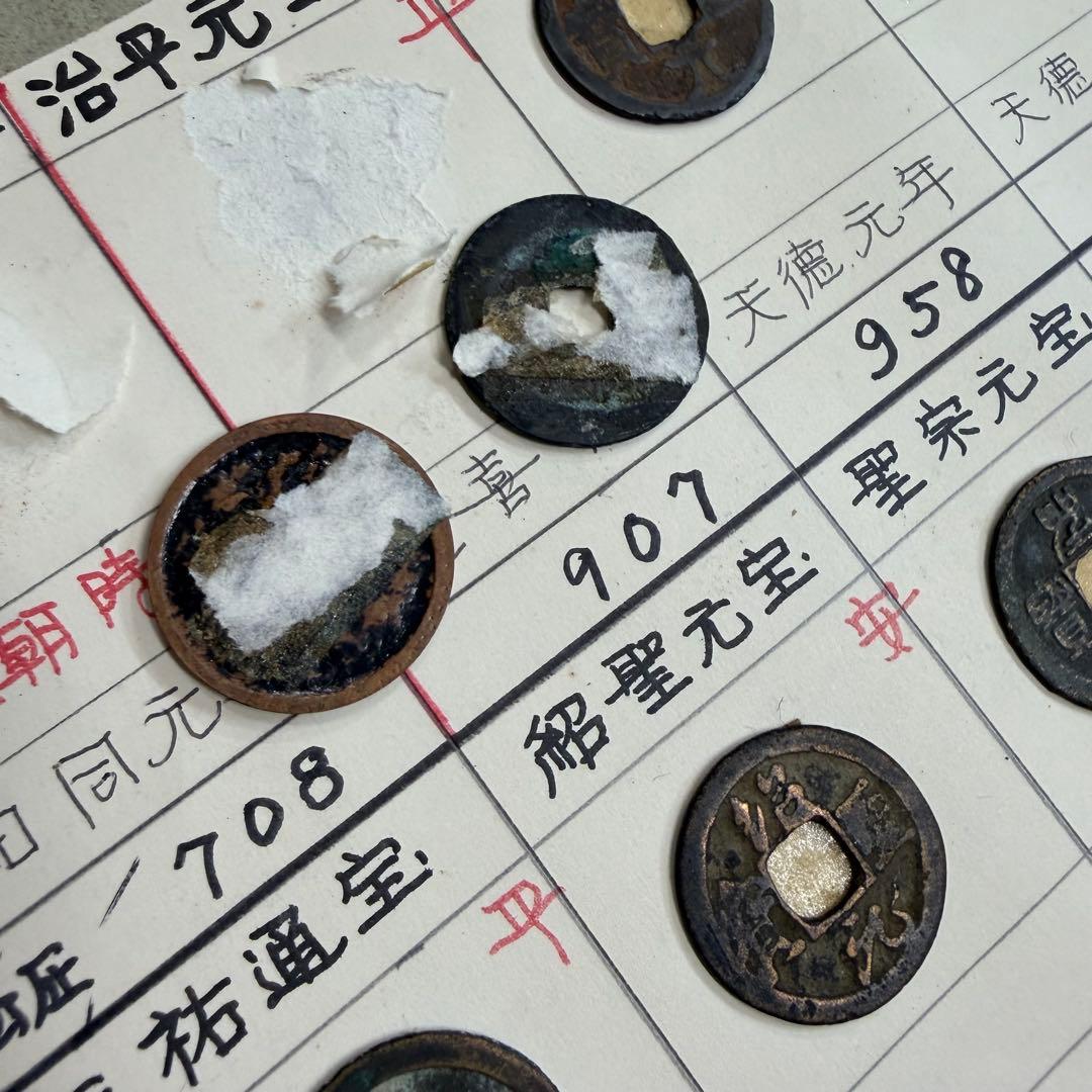 古銭　まとめ売り　日本　旧貨幣　コレクション　セット　和同開珎　他　43枚