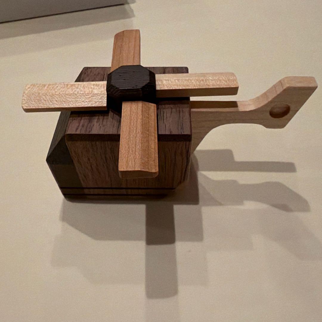 からくり箱　クリスマスプレゼント　ヘリコプター