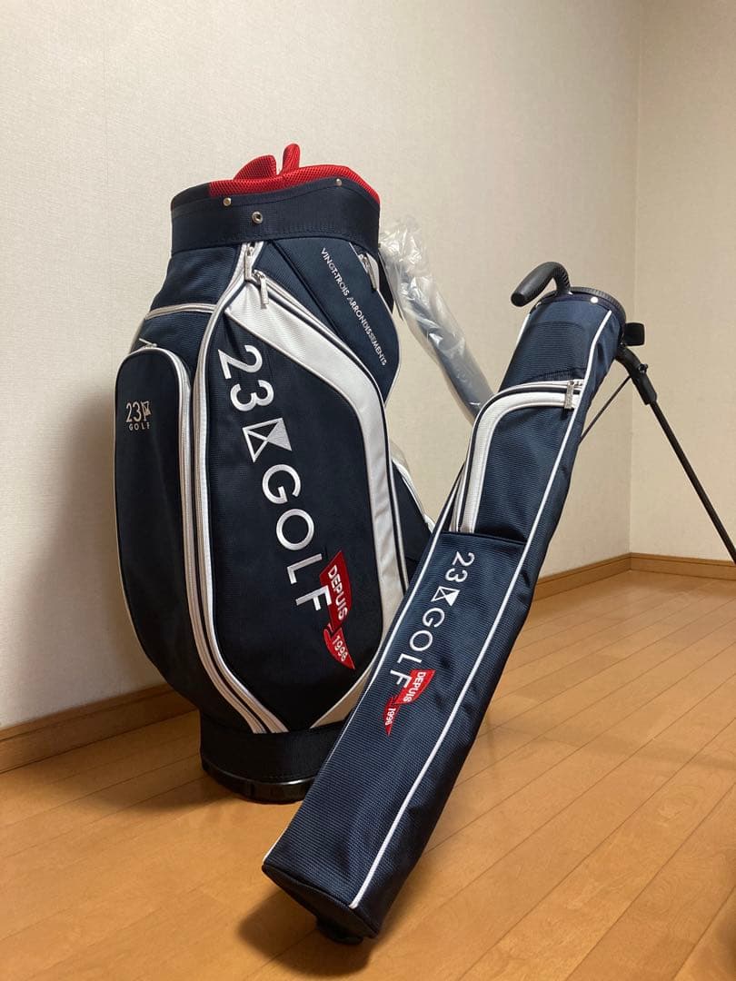 ［超売れ筋］23区GOLF キャディバッグ　セルフスタンド収納型　ユニセックス